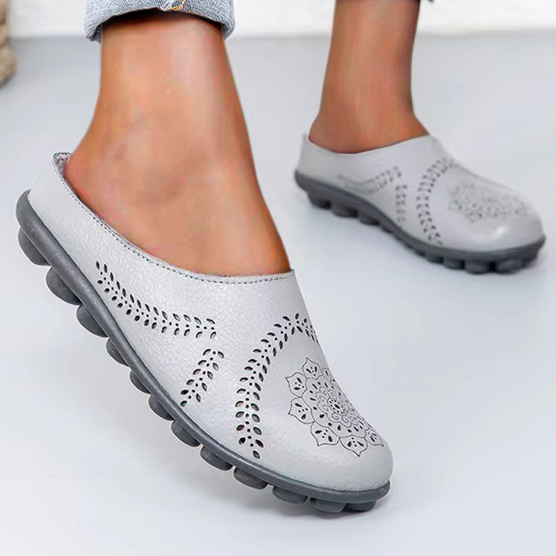 Pantoufles en cuir véritable ultra confortables Namido™