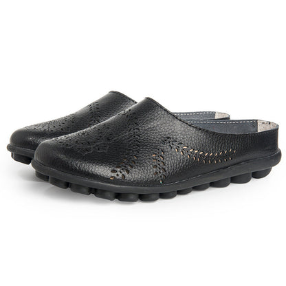 Pantoufles en cuir véritable ultra confortables Namido™